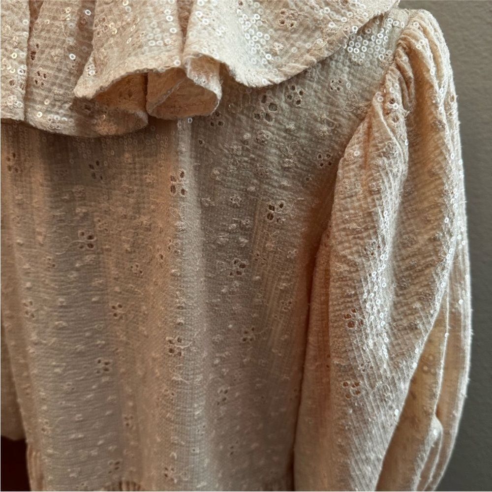 NWOT Stine Goya eyelet and sparkles babydoll dress XL - Picture 9 of 14